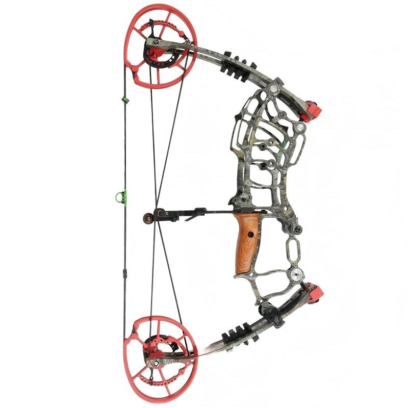 Camo Rogue Hunting Compound Bow_Arrow_Steel Ball Compatible Adjustable Bow